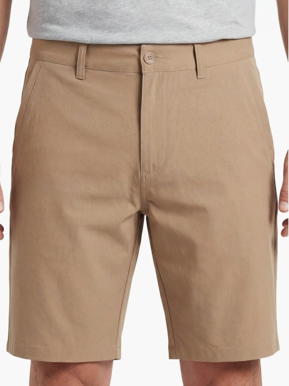 burnside Men's Flat-Front Chino Shorts